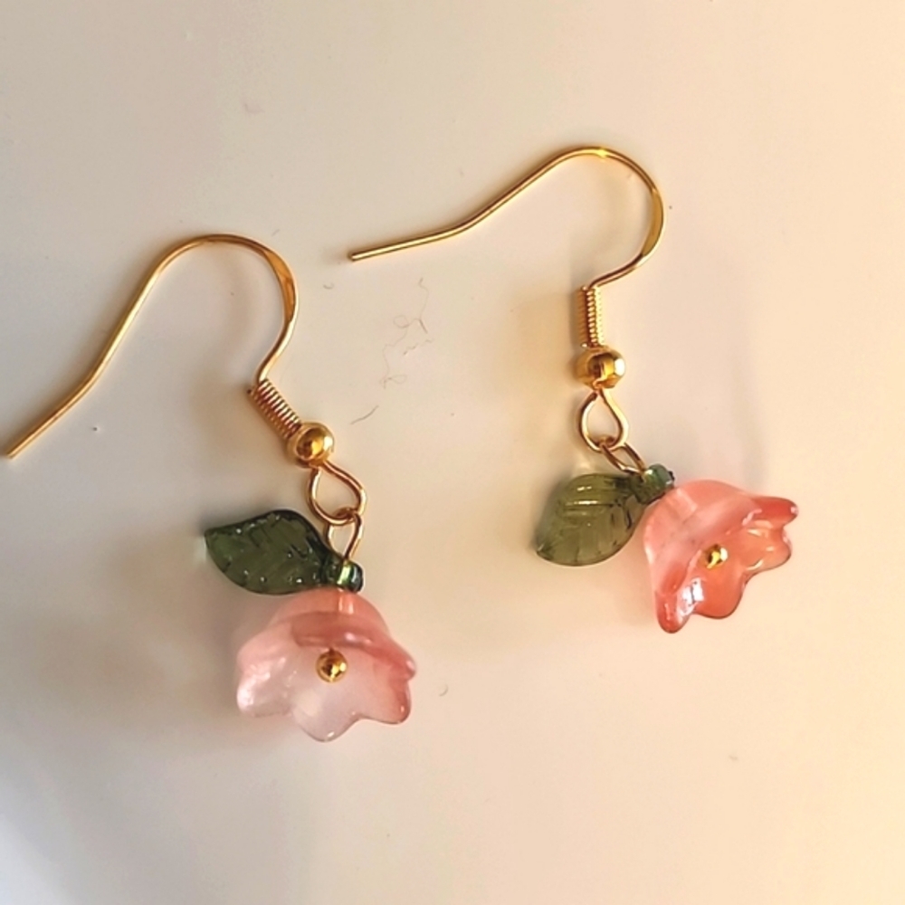 Flower Earrings Floral Earrings Blooming Earings Colorful Earrings blossom